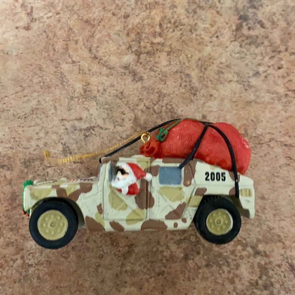 Christmas Humvee ornament  